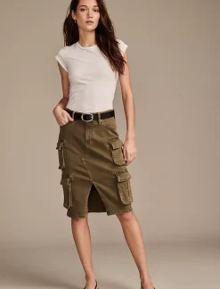 Lucky Brand cargo skirt dark olive*WOMEN Skirts