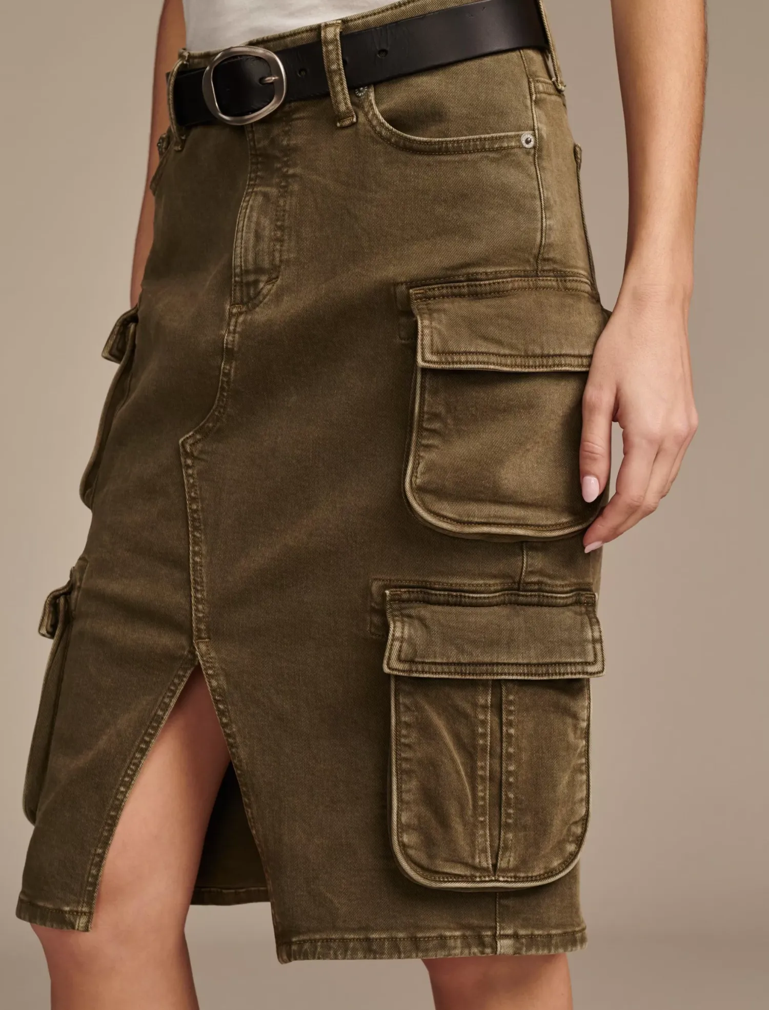 Lucky Brand cargo skirt dark olive*WOMEN Skirts