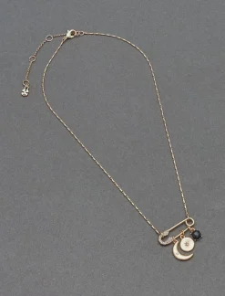 Lucky Brand celestial pin necklace gold*WOMEN Jewelry