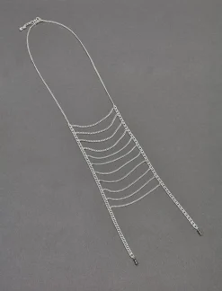 Lucky Brand chain ladder necklace silver*WOMEN Jewelry