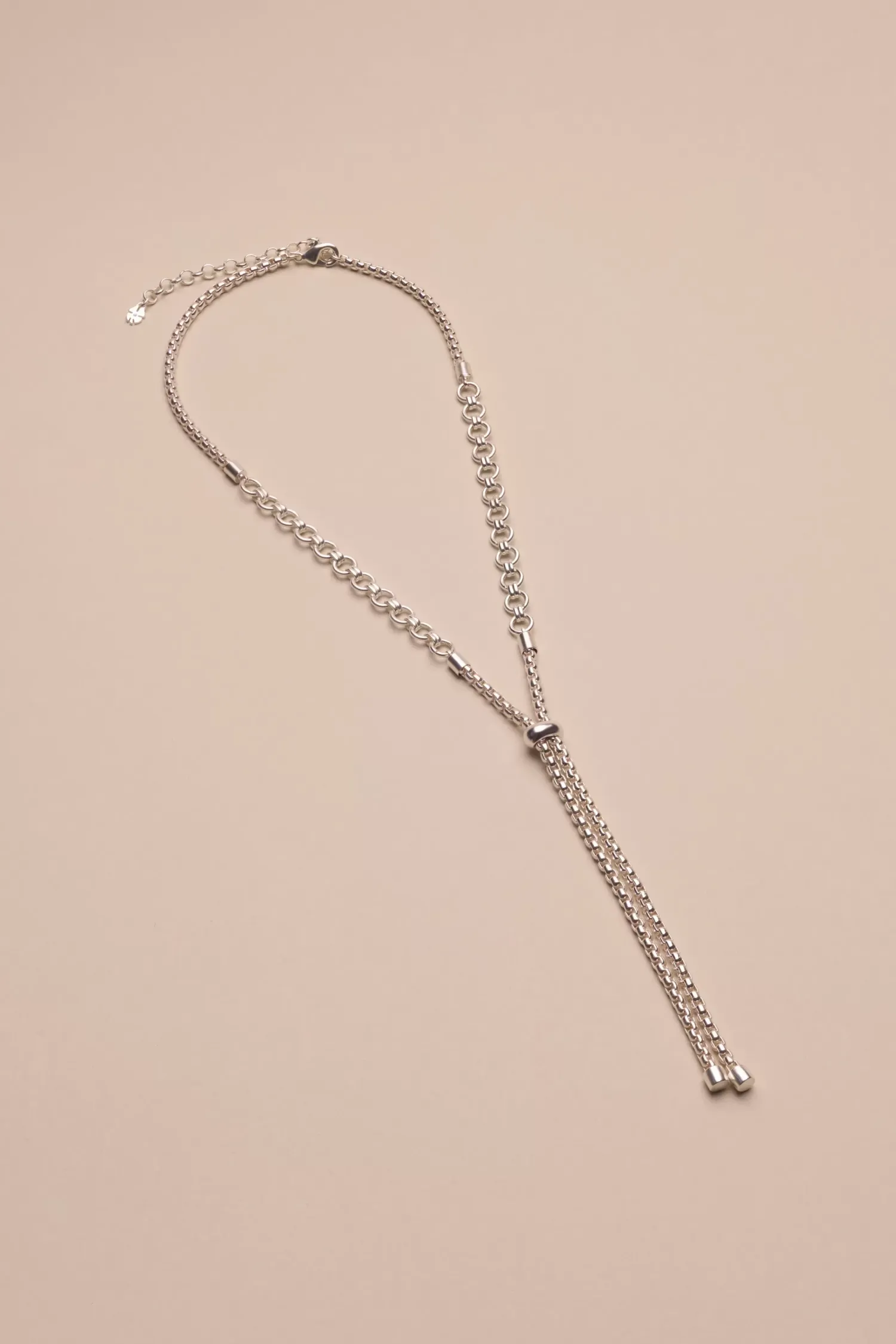 Lucky Brand chain y necklace silver*WOMEN Jewelry