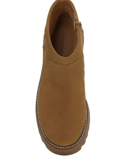 Lucky Brand chameli lug bootie medium dark beige*WOMEN Shoes