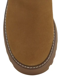 Lucky Brand chameli lug bootie medium dark beige*WOMEN Shoes