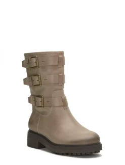 Lucky Brand cheviss biker boot medium light grey*WOMEN Shoes