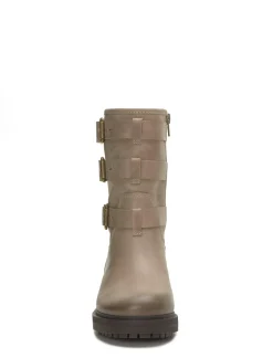 Lucky Brand cheviss biker boot medium light grey*WOMEN Shoes
