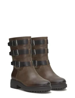 Lucky Brand cheviss biker boot dark brown*WOMEN Shoes