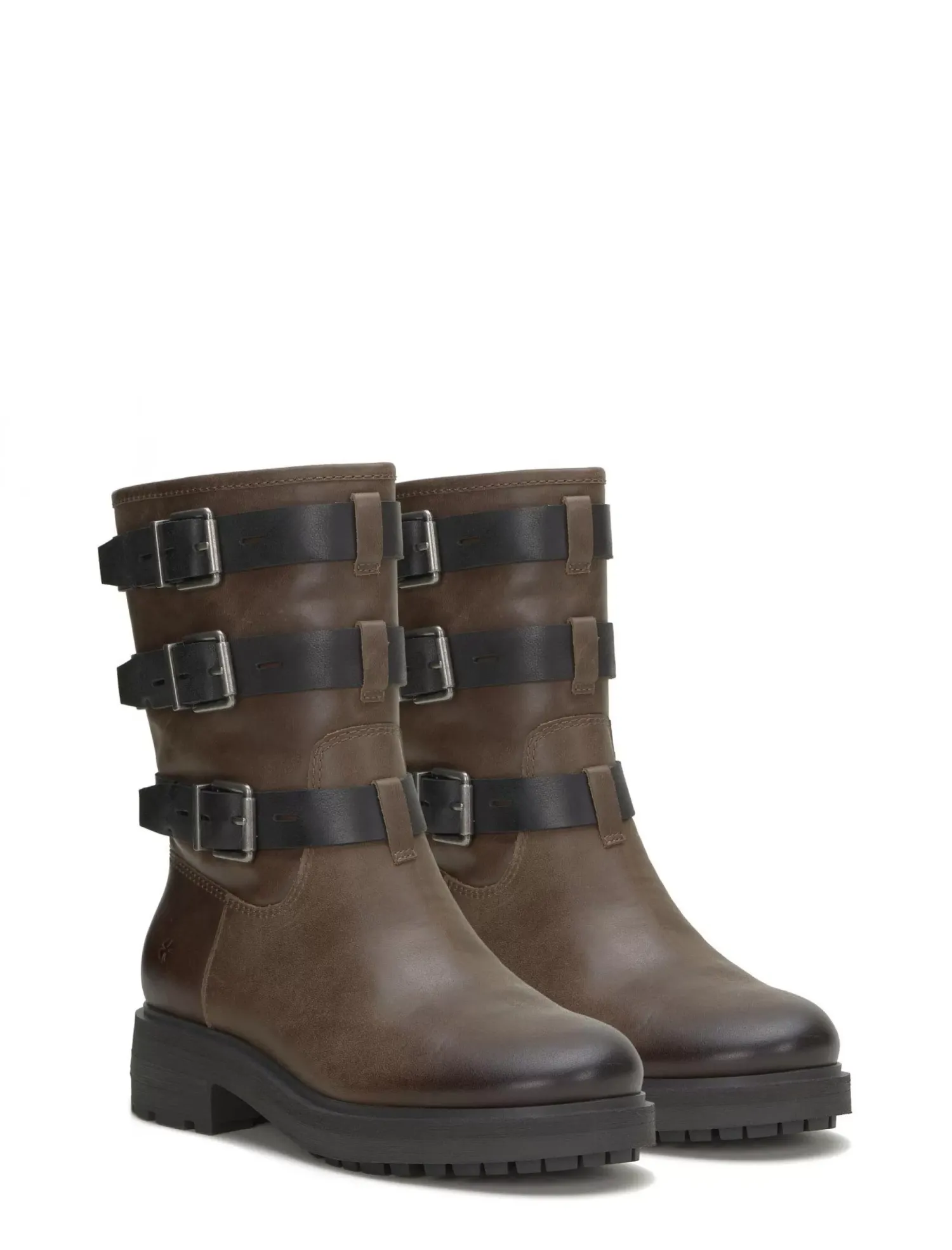 Lucky Brand cheviss biker boot dark brown*WOMEN Shoes