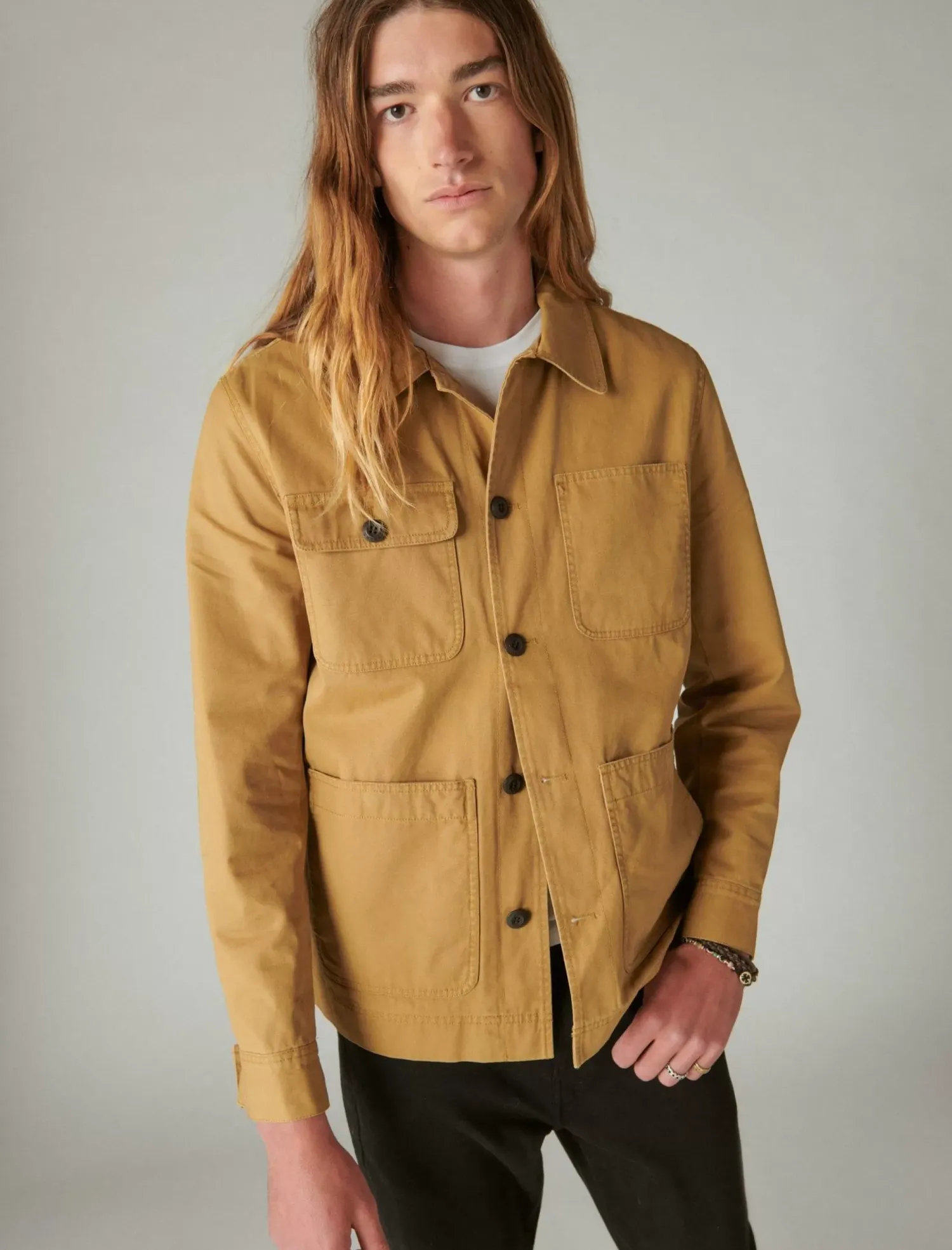 Lucky Brand chore jacket sand*MEN Jackets & Outerwear