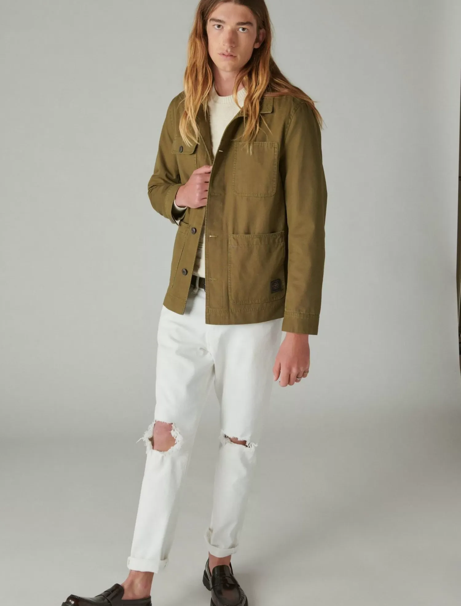 Lucky Brand chore jacket olive*MEN Jackets & Outerwear