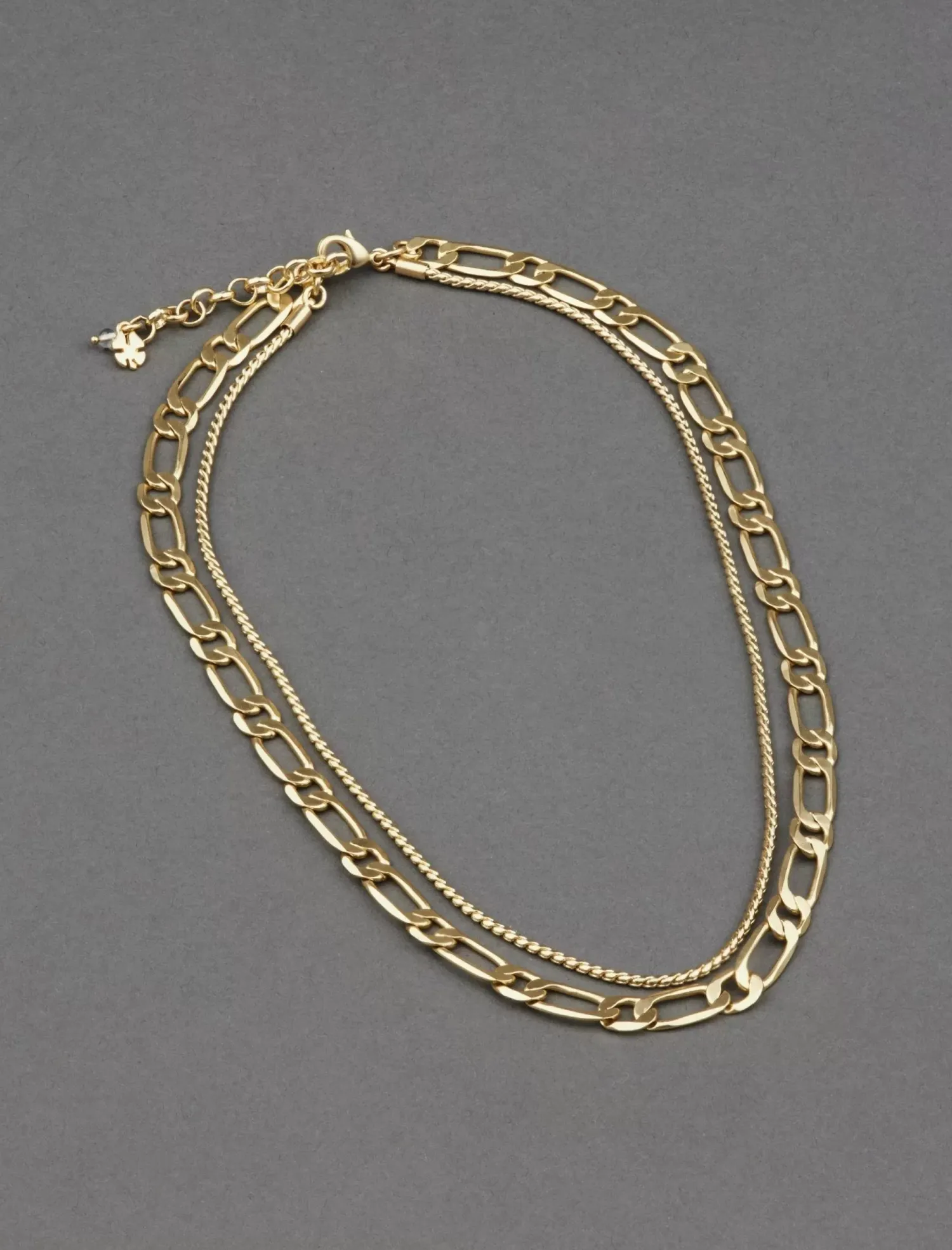 Lucky Brand chunky chain layer necklace gold*WOMEN Jewelry