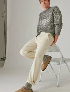 Lucky Brand classic chino pant winter white*MEN Pants