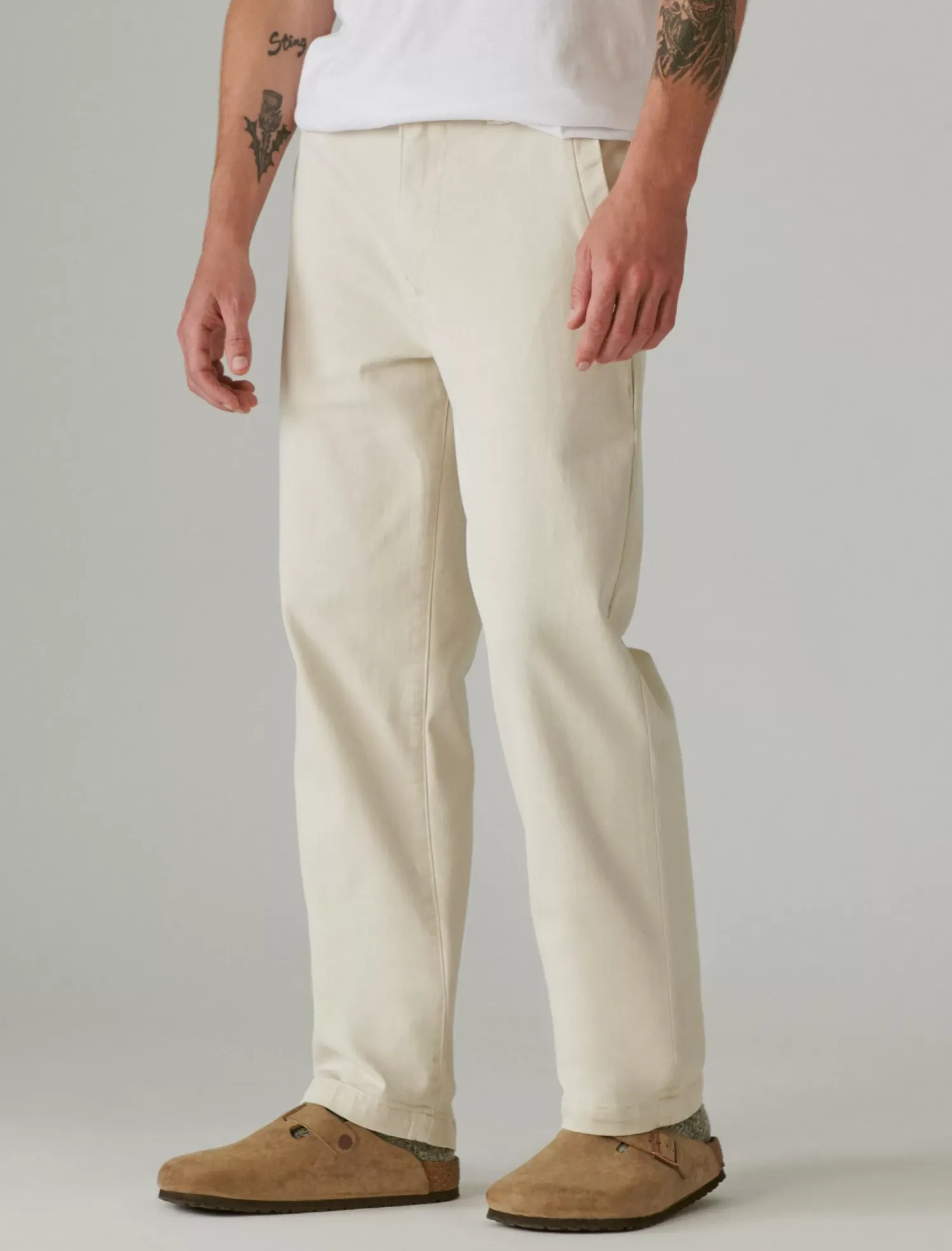 Lucky Brand classic chino pant winter white*MEN Pants