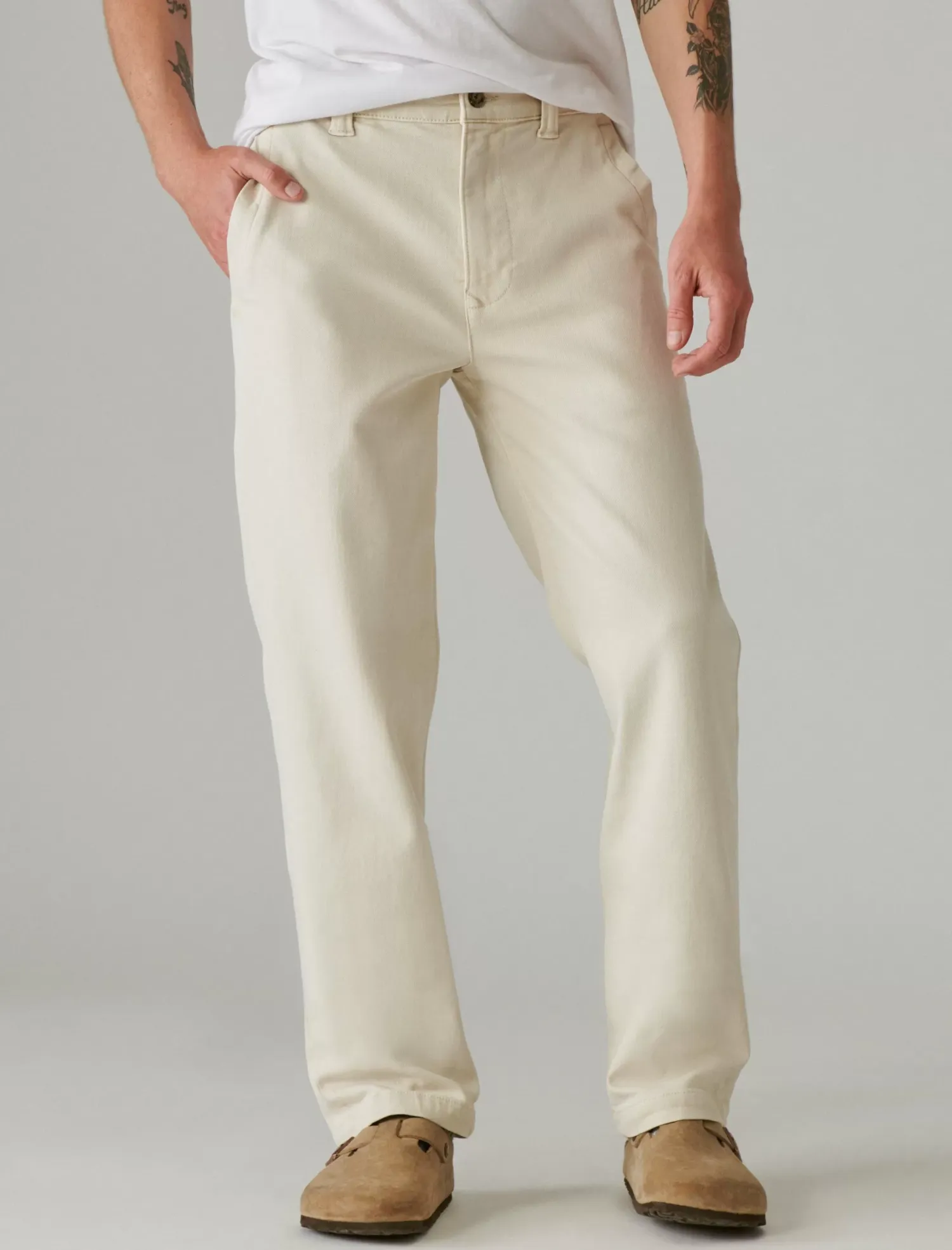 Lucky Brand classic chino pant winter white*MEN Pants