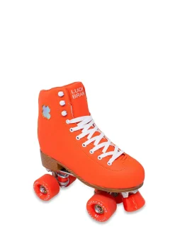 Lucky Brand classic clover quad roller skate orange*WOMEN Roller Skates