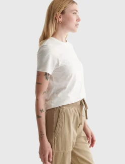 Lucky Brand classic crew bright white*WOMEN Graphic Tees