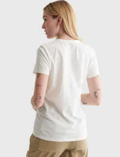 Lucky Brand classic crew bright white*WOMEN Graphic Tees