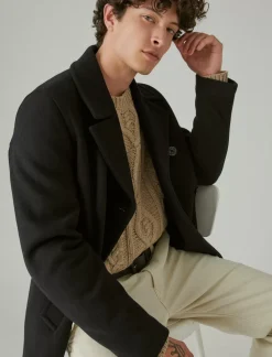Lucky Brand classic peacoat navy*MEN Jackets & Outerwear