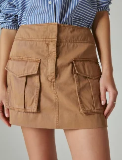 Lucky Brand clean cargo mini skirt chipmunk*WOMEN Skirts
