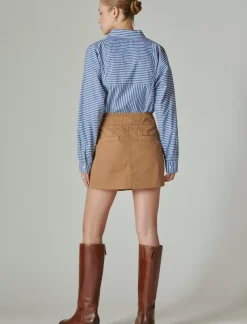 Lucky Brand clean cargo mini skirt chipmunk*WOMEN Skirts