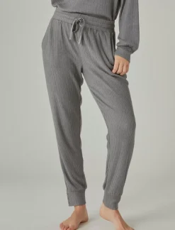 Lucky Brand cloud rib jogger medium heather grey*WOMEN Activewear