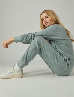 Lucky Brand cloud rib jogger lead*WOMEN Activewear