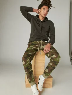 Lucky Brand cloud soft fleece camo jogger camo (army colors)*MEN Activewear