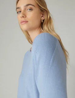 Lucky Brand cloud soft pullover washed blue*WOMEN Sweaters & Sweatshirts