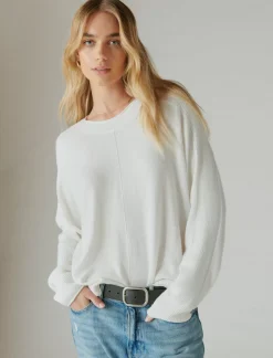 Lucky Brand cloud soft pullover cream*WOMEN Sweaters & Sweatshirts