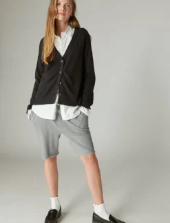 Lucky Brand cloud soft relaxed cardigan jet black*WOMEN Sweaters & Sweatshirts