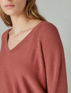 Lucky Brand cloud soft v neck sweater apple butter*WOMEN Sweaters & Sweatshirts