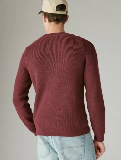 Lucky Brand cloud soft v-neck sweater vineyard wine*MEN Sweaters