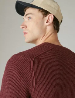 Lucky Brand cloud soft v-neck sweater vineyard wine*MEN Sweaters