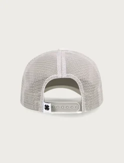 Lucky Brand clover patch trucker hat open grey*MEN|WOMEN Hats
