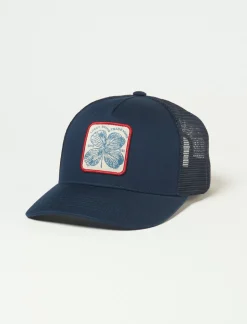Lucky Brand clover patch trucker hat american navy*MEN Hats