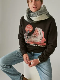 Lucky Brand coca cola holidays crew raven*MEN Activewear