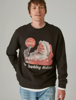 Lucky Brand coca cola holidays crew raven*MEN Activewear