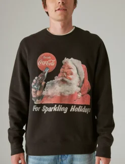 Lucky Brand coca cola holidays crew raven*MEN Activewear