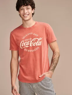 Lucky Brand coca-cola molten lava*MEN Graphic Tees