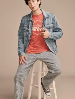 Lucky Brand coca-cola molten lava*MEN Graphic Tees