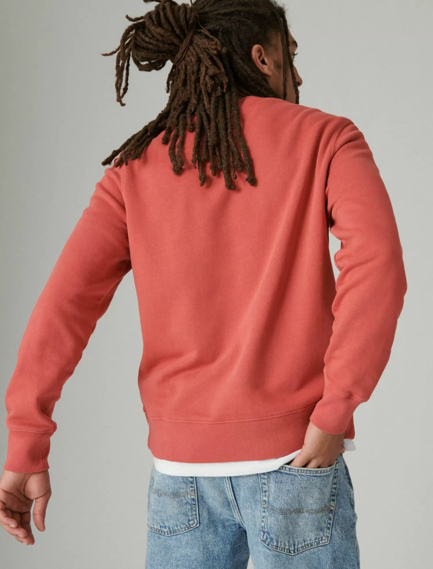 Lucky Brand coca-cola cotton fleece crew neck sweatshirt mineral red*MEN|WOMEN Activewear