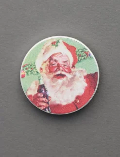 Lucky Brand coca-cola santa pin silver*MEN|WOMEN Jewelry