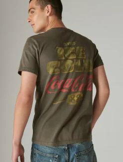Lucky Brand coke ice cold tee beluga*MEN Graphic Tees