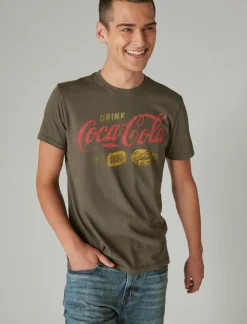 Lucky Brand coke ice cold tee beluga*MEN Graphic Tees