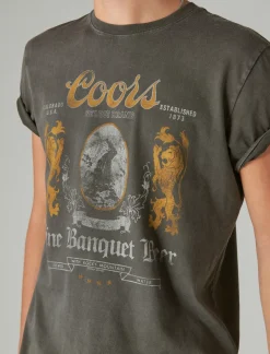 Lucky Brand coors fine banquet beer tee raven*MEN Graphic Tees