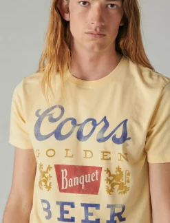 Lucky Brand coors label tee straw*MEN Graphic Tees