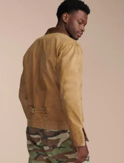 Lucky Brand corduroy collar trucker jacket legend khaki*MEN Jackets & Outerwear