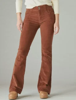Lucky Brand corduroy high rise stevie flare hot cocoa*WOMEN|JEANS Jeans|Flare