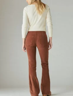 Lucky Brand corduroy high rise stevie flare hot cocoa*WOMEN|JEANS Jeans|Flare