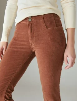 Lucky Brand corduroy high rise stevie flare hot cocoa*WOMEN|JEANS Jeans|Flare
