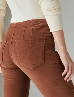 Lucky Brand corduroy high rise stevie flare hot cocoa*WOMEN|JEANS Jeans|Flare